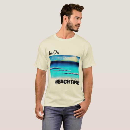 Im auf dem Shirt der Strand-Zeit-Männer (Vorne ganz)