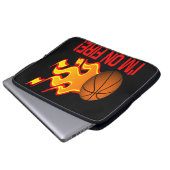 Im auf Feuer Laptopschutzhülle (Vorne Knopf)