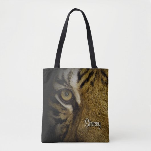 Im Auge einer Tiger-Monogramm Tasche (Vorderseite)