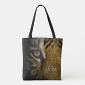 Im Auge einer Tiger-Monogramm Tasche (Rückseite)