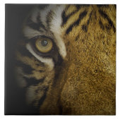 Im Auge eines Tigers Fliese (Vorderseite)