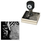 Im Auge eines Tigers Gummistempel (Stempel)