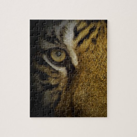 Im Auge eines Tigers Puzzle (Vertikal)