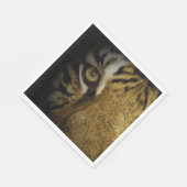 Im Auge eines Tigers Serviette (Ecke)