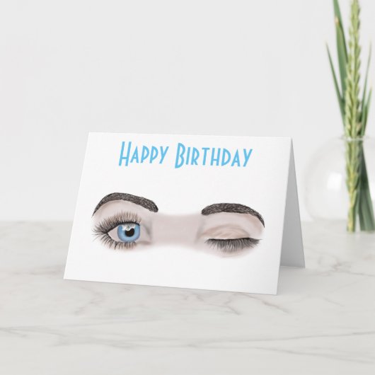 Im Augenblick eines Geburtstages Karte (Vorderseite)