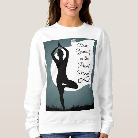 Im Augenblick erschöpft Sweatshirt (Vorderseite)
