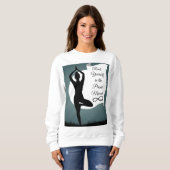 Im Augenblick erschöpft Sweatshirt (Vorne ganz)