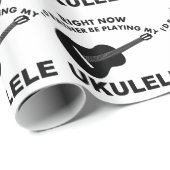 Im Augenblick würde ich vielmehr den UKULELE. Geschenkpapier (Rolleneckpunkt)