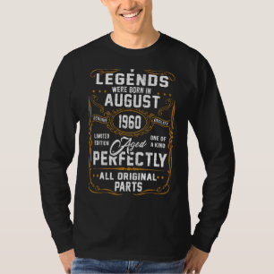Im August 1960 waren 62 Jahre alt für T-Shirt