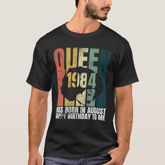 Im August 1984 war die Königin am 37. T-Shirt (Vorderseite)