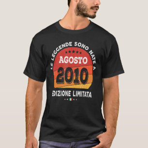 Im August 2010 Geborene Legenden 12. Geburtstag 12 T-Shirt