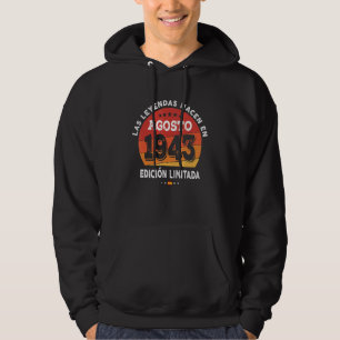 Im August Geborene Legenden 1943 79. Geburtstag 79 Hoodie