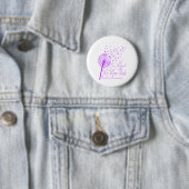 Im August tragen wir ein Lila Bewusstsein für Über Button (Beispiel)