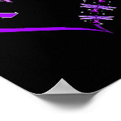 Im August tragen wir einen Lila Überdosierungsdrag Poster (Ecke)