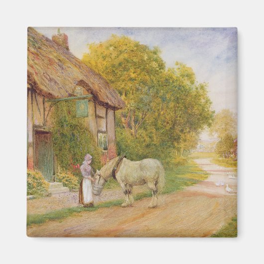 Im Außenbereich des Village Inn Magnet (Vorne)