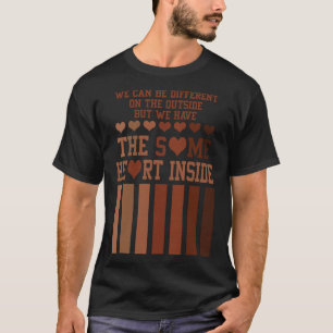 Im Außenbereich gibt es ein und dasselbe Herz in d T-Shirt