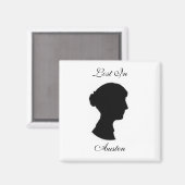 Im Austen Square Magnet verloren (Vorderseite/Rückseite)