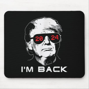 Im Back Trump 2024 Patriotic nehmen Amerika zurück Mousepad