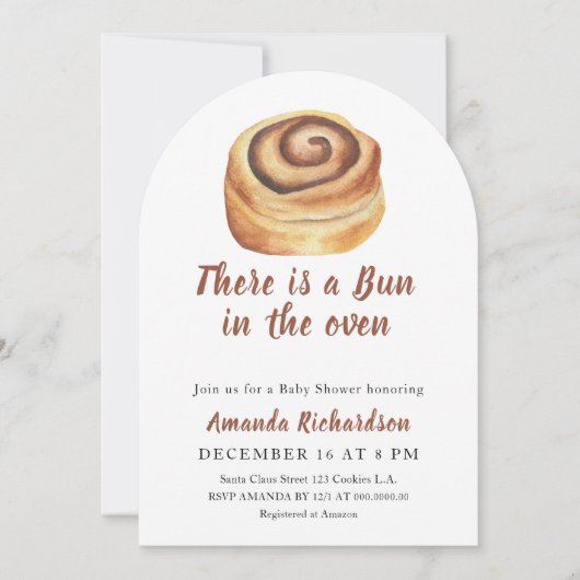 Im Backofen befindet sich eine kleine Dusche Einladung (Vorderseite)