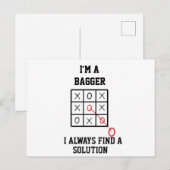 Im Bagger finde ich immer eine Lösung Postkarte (Vorne/Hinten)