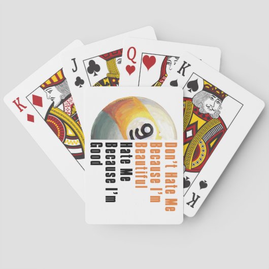 Im Ball schönes Im guter 9 Spielkarten (Rückseite)