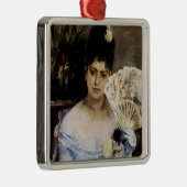 Im Ball Silbernes Ornament (Rechts)