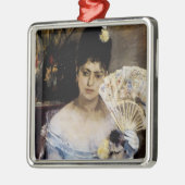 Im Ball Silbernes Ornament (Links)