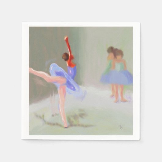 Im Ballett Serviette (Vorderseite)