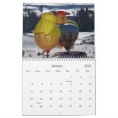 Im Ballon aufsteigen in Chateau d'Oex Kalender (Jan 2026)
