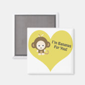 Im Bananen für dich Monkey Magnet (Vorderseite/Rückseite)