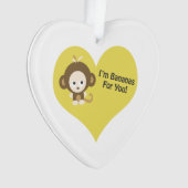 Im Bananen für Sie Affe Ornament (Vorderseite)