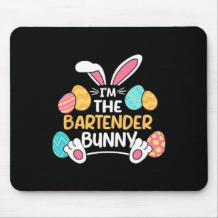 Im Barkeeper Bunny Bartending OsterMixologis Mousepad