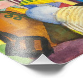 Im Basar | Auguste Macke | Fotodruck (Ecke)