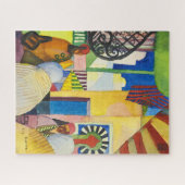 Im Basar | Auguste Macke | Puzzle (Horizontal)