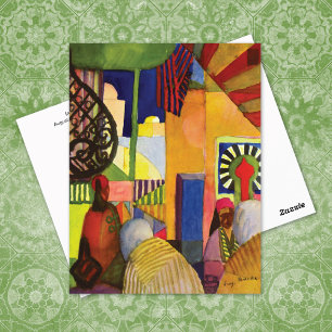 Im Basar Tunesien August Macke Postkarte