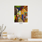 Im Basar von August Macke Poster (Küche)