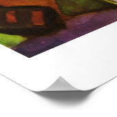 Im Basar von August Macke Poster (Ecke)