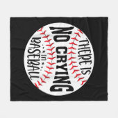 Im Baseball gibt es kein Weinen Fleecedecke (Vorderseite (Horizontal))