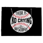 Im Baseball gibt es kein Weinen Große Geschenktüte (Rückseite)