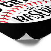 Im Baseball gibt es kein Weinen Poster (Ecke)