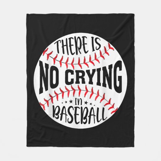 Im Baseball wird nicht geweint  Fleecedecke (Vorderseite)
