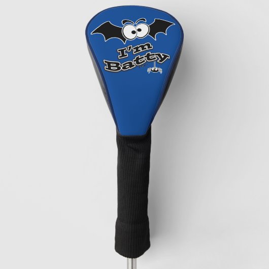 I'm Batty Crazy Eyes Golf Headcover (Vorderseite)
