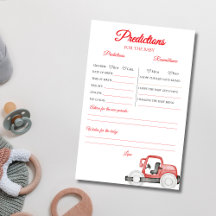 im Bau Babydusche Vorhersagen Spiel