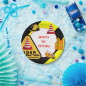 Im Bau Betonmischer Geburtstagsfeier Pappteller (Party)