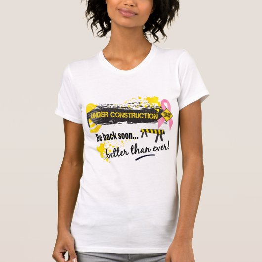 Im Bau Brustkrebs T-Shirt (Vorderseite)