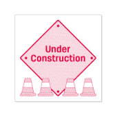 Im Bau mit dem Cones Square Permastempel (Design)