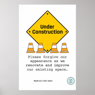 Im Bau mit konen-eigener Renovierung Poster