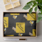 Im Bau mit LKWs Seidenpapier (Geschenk)