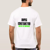 IM BAU T-Shirt (Rückseite)