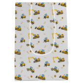 Im Baugewerbe Truck Party-Lieferumfang Mittlere Geschenktüte (Rückseite)